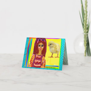 carte de vœux-Humain en liberté