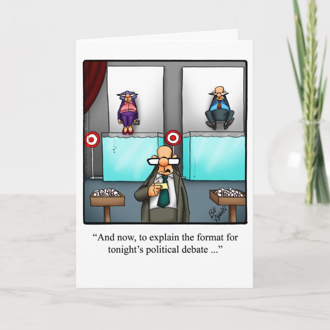 Carte de voeux humoristique (Devant)