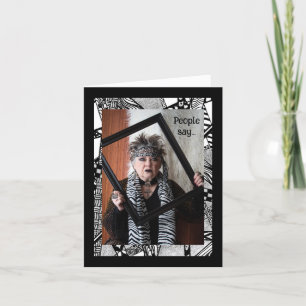 Carte de voeux humoristique clé du bonheur