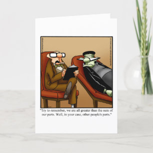 Carte de vœux humoristique d'Halloween hilarante