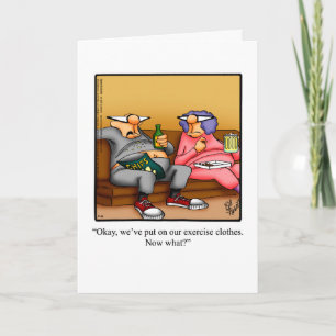 Carte de vœux humoristique pour anniversaire de ma
