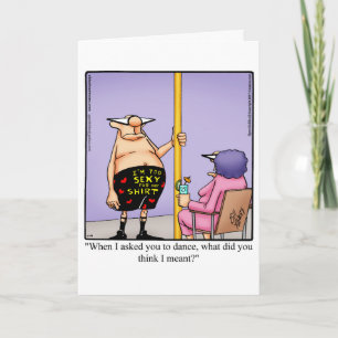Carte de vœux humoristique pour un anniversaire de