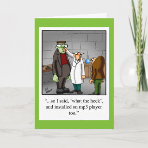 Carte de voeux Humour Halloween pour Halloween