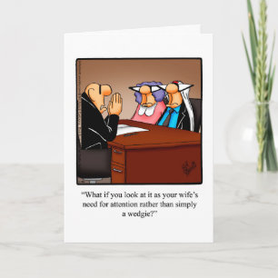 Carte de voeux Humour mariage