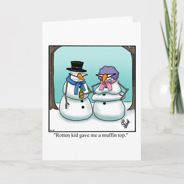 Carte de voeux Humour Noël (Devant)
