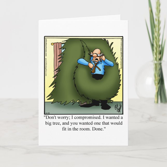 Carte de voeux Humour Noël (Devant)