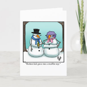 Carte de voeux Humour Noël