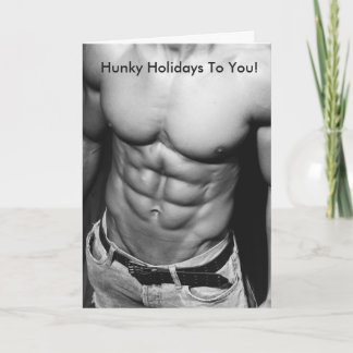 Carte de voeux Hunky Holidays