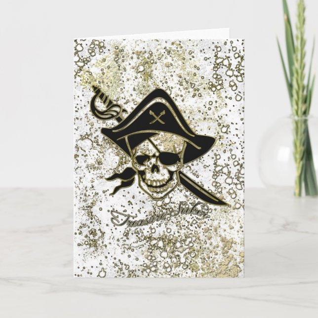 Carte de voeux II pour les amateurs de trésors (Devant)