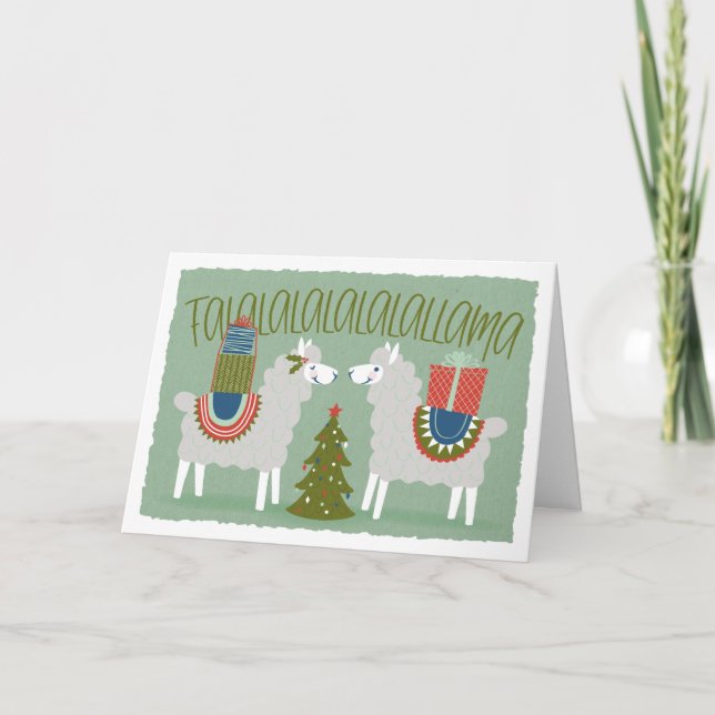 Carte de voeux illustrée mignonne de vacances de (Devant)