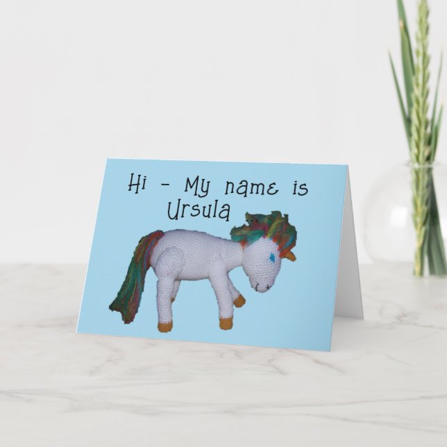 Carte de voeux - Inspirational Unicorn (Devant)