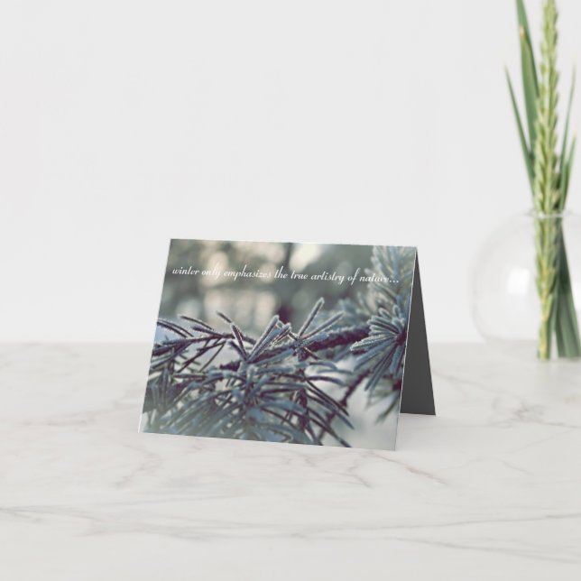 Carte de voeux inspirée (Devant)