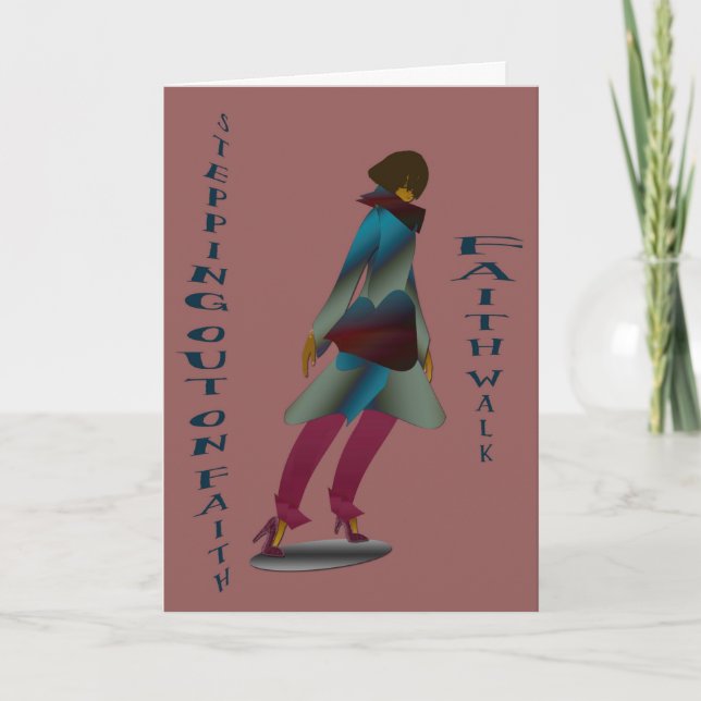 Carte de voeux inspirée avec l'écriture sainte (Devant)