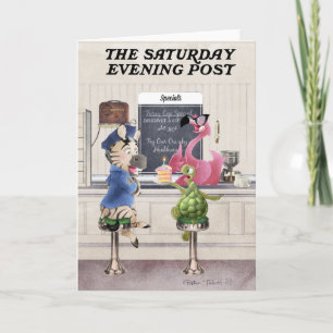 Carte de voeux inspirée par Rockwell