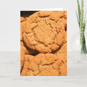 Carte de voeux instantanée de biscuits de
