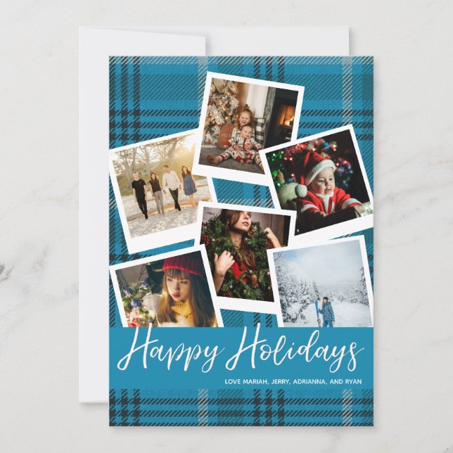 Carte de vœux instantanée multi-photo Joyeuses Fêt (Devant)