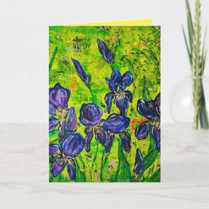 Carte de voeux Iris