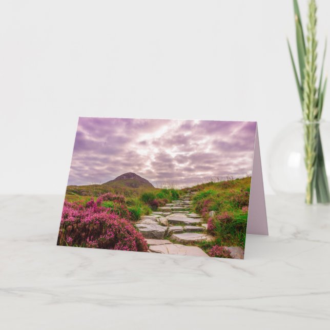 Carte de voeux Irlande pittoresque (Devant)