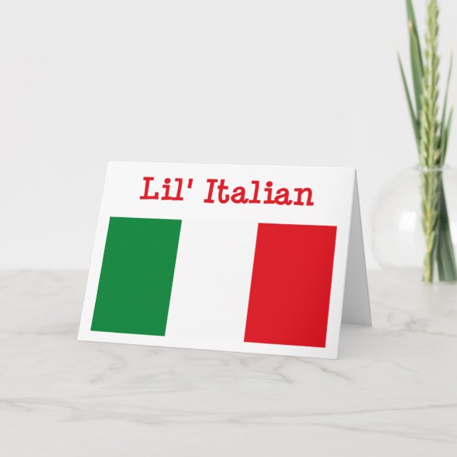 Carte de voeux italienne Lil' (Devant)