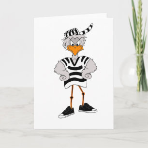 Carte de voeux Jailbird