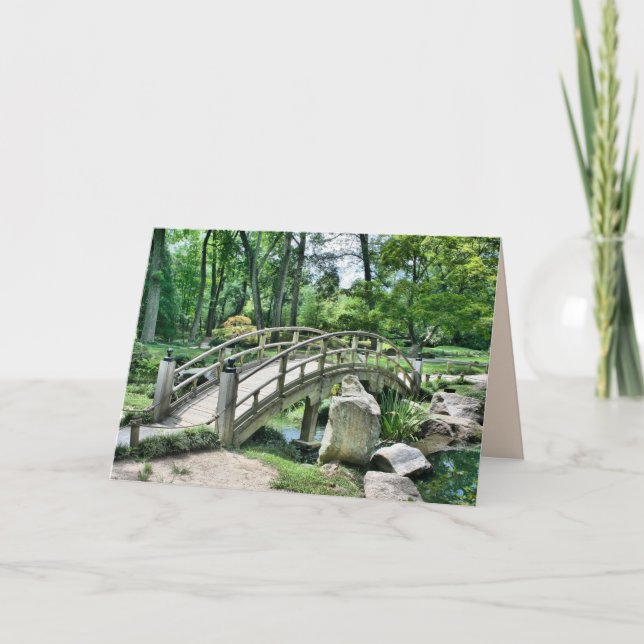carte de voeux japonaise de bridge (Devant)