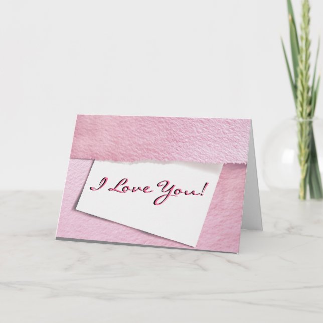 Carte de vœux « Je t'aime ! » (Devant)