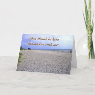 Carte de vœux Je vous aime Siesta Keys