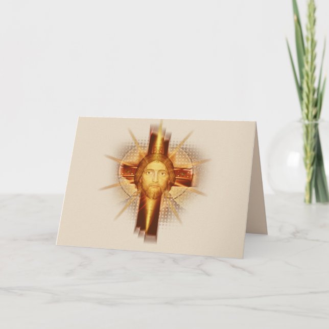 Carte de vœux Jésus (Devant)