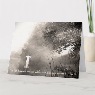 Carte de voeux JOHN 1:5 Jumbo