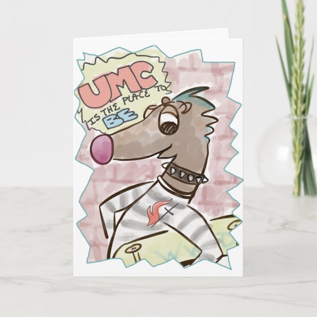 Carte de voeux Johnny Weasel (Devant)