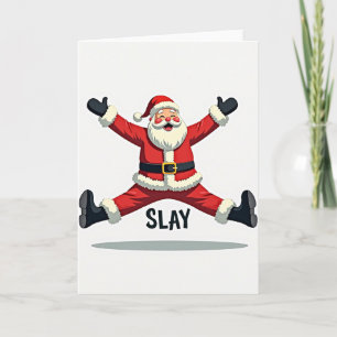 Carte de vœux Jolly Slay Holiday