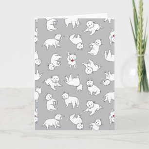 Carte de voeux Joueuse Westies