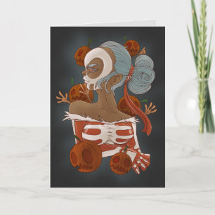 carte de voeux jour des morts