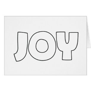 Carte de voeux JOY (Créer votre propre carte)