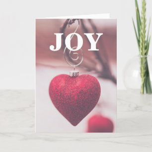 Carte de voeux Joy Love Laughter