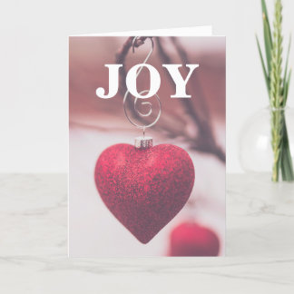 Carte de voeux Joy Love Laughter