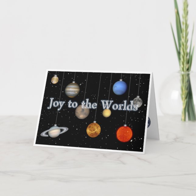 Carte de voeux Joy to the Worlds (Devant)