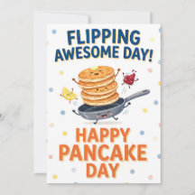 Carte de vœux Joyeuse Fête des crêpes - Crêpe qui