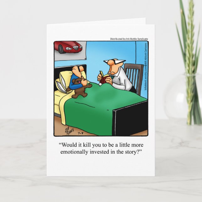 Carte de vœux Joyeuse fête des Pères (Devant)