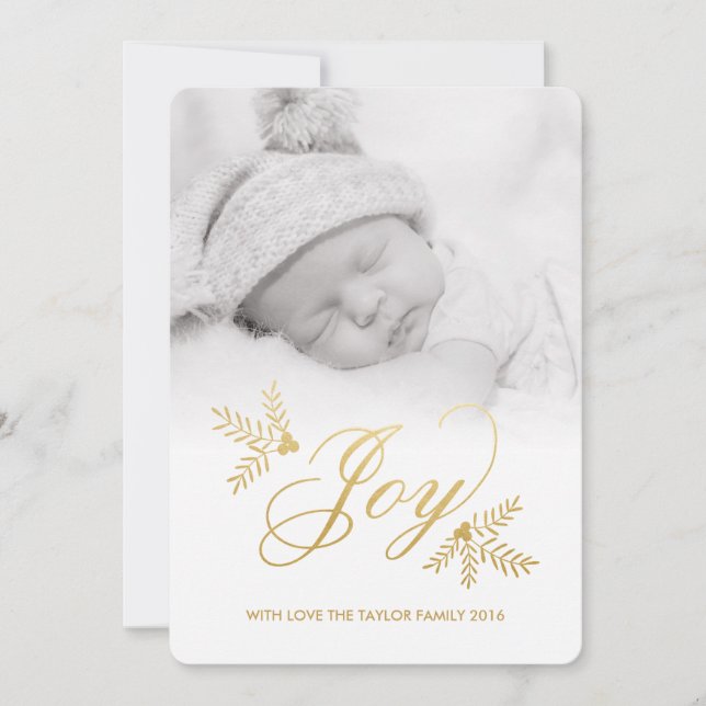 Carte de vœux joyeuse pour les fêtes (Devant)