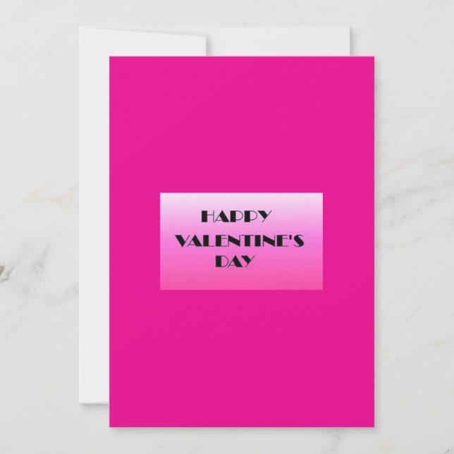 Carte de vœux Joyeuse Saint-Valentin (Devant)