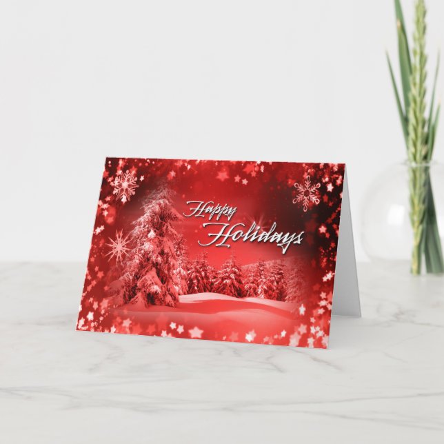 Carte de voeux Joyeuses fêtes (Devant)