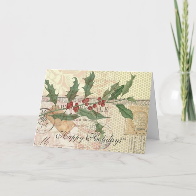 Carte de voeux Joyeuses fêtes (Devant)