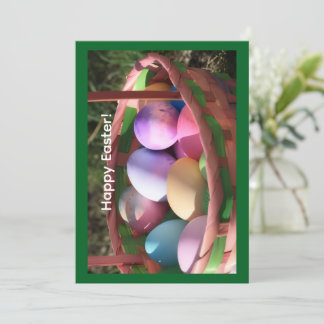 Carte de vœux Joyeuses Pâques