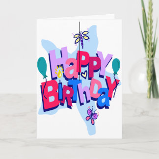 Carte de voeux - Joyeux anniversaire