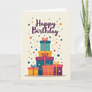 Carte de Vœux Joyeux Anniversaire