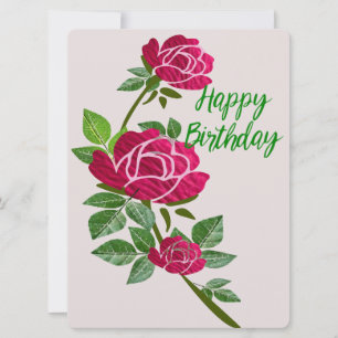 Carte de vœux Joyeux Anniversaire