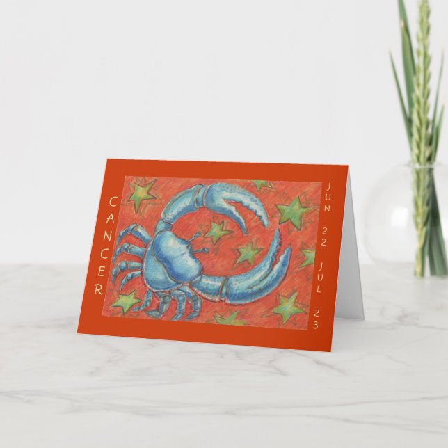Carte de voeux 'Joyeux anniversaire' de Zodiac Can (Devant)