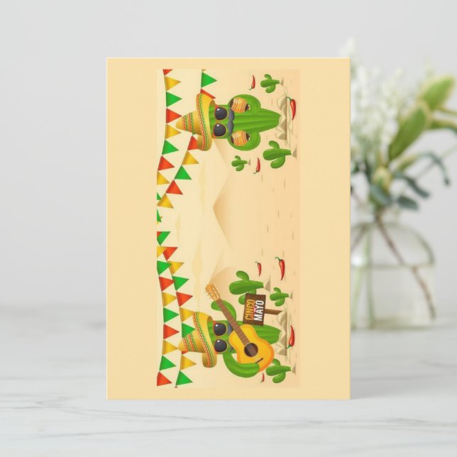 Carte de vœux Joyeux Cinco de Mayo (Debout devant)