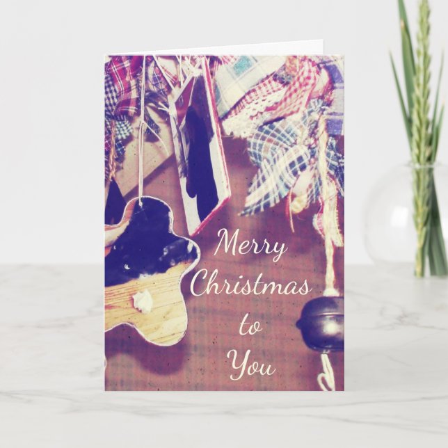Carte de vœux Joyeux Noël à Vous (Devant)
